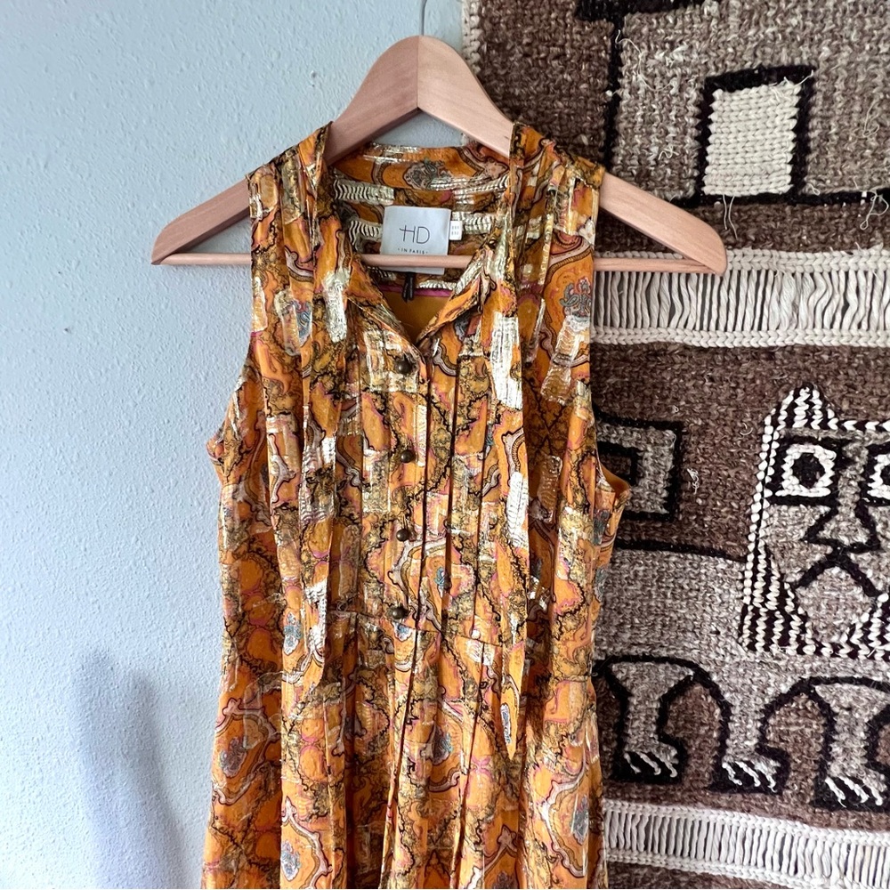 Anthropologie HD In Paris Pleated Dress